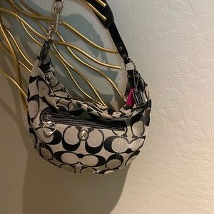 Coach signature shoulder bag